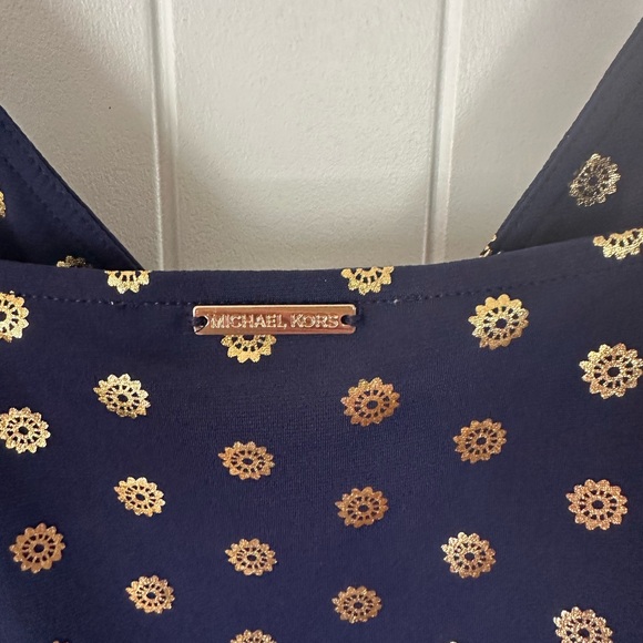 MICHAEL Michael Kors Medallion foil print maxi dress medium - Picture 7 of 9